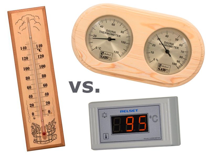 Термометры для сауны - какой вид лучше