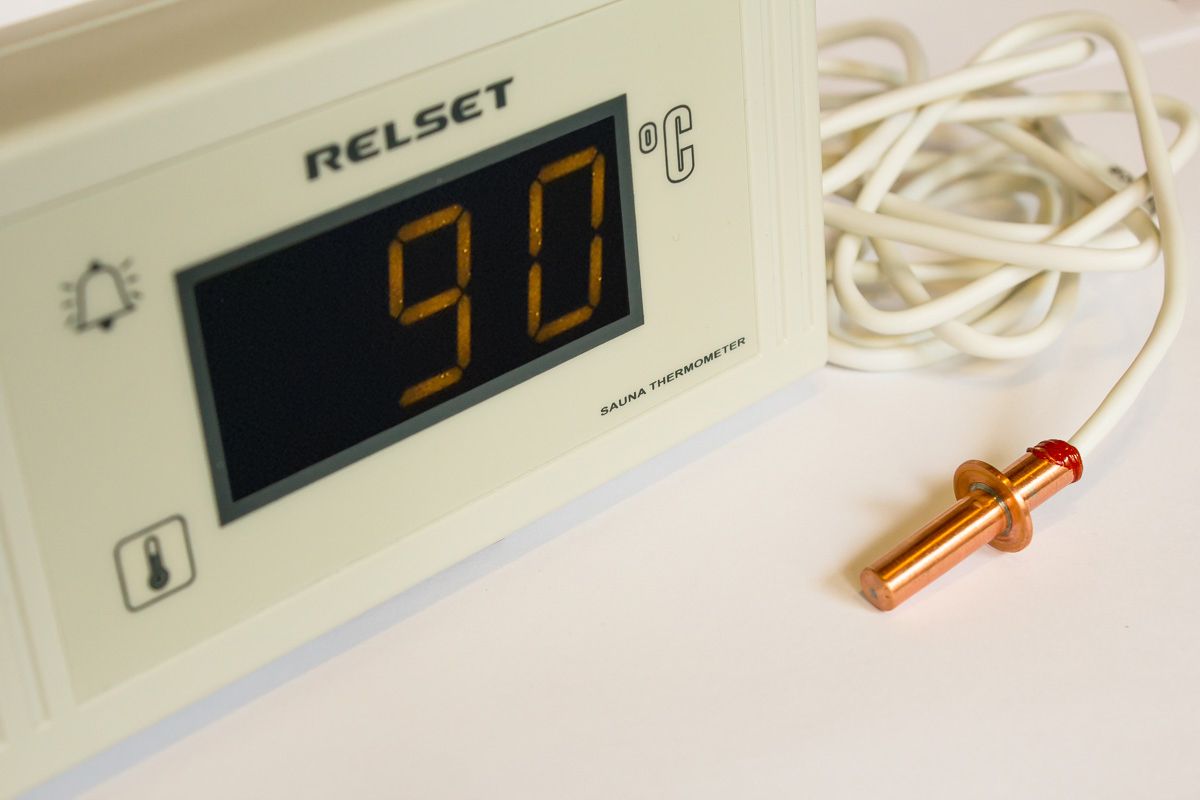 Электронный термометр для сауны