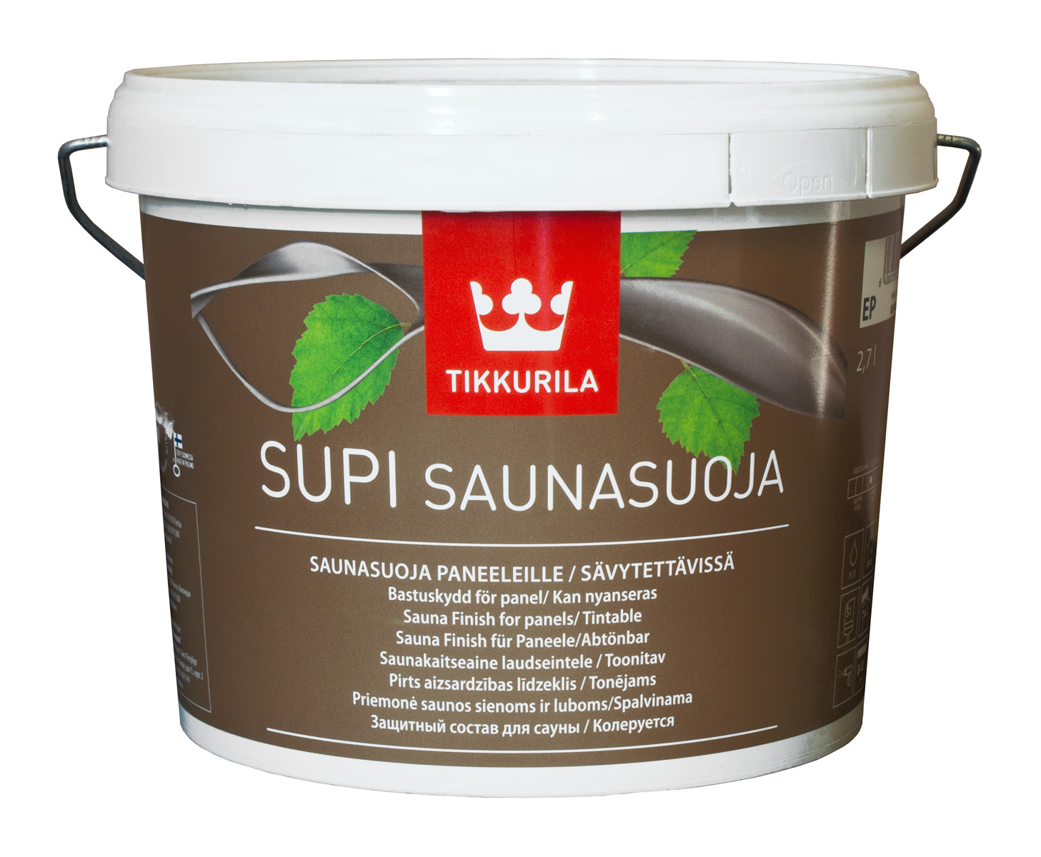 Пропитка для сауны Tikkurila Supi Saunasuoja 2,7 л