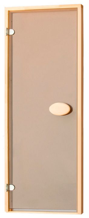 Стеклянные двери для сауны 70×190 бронза