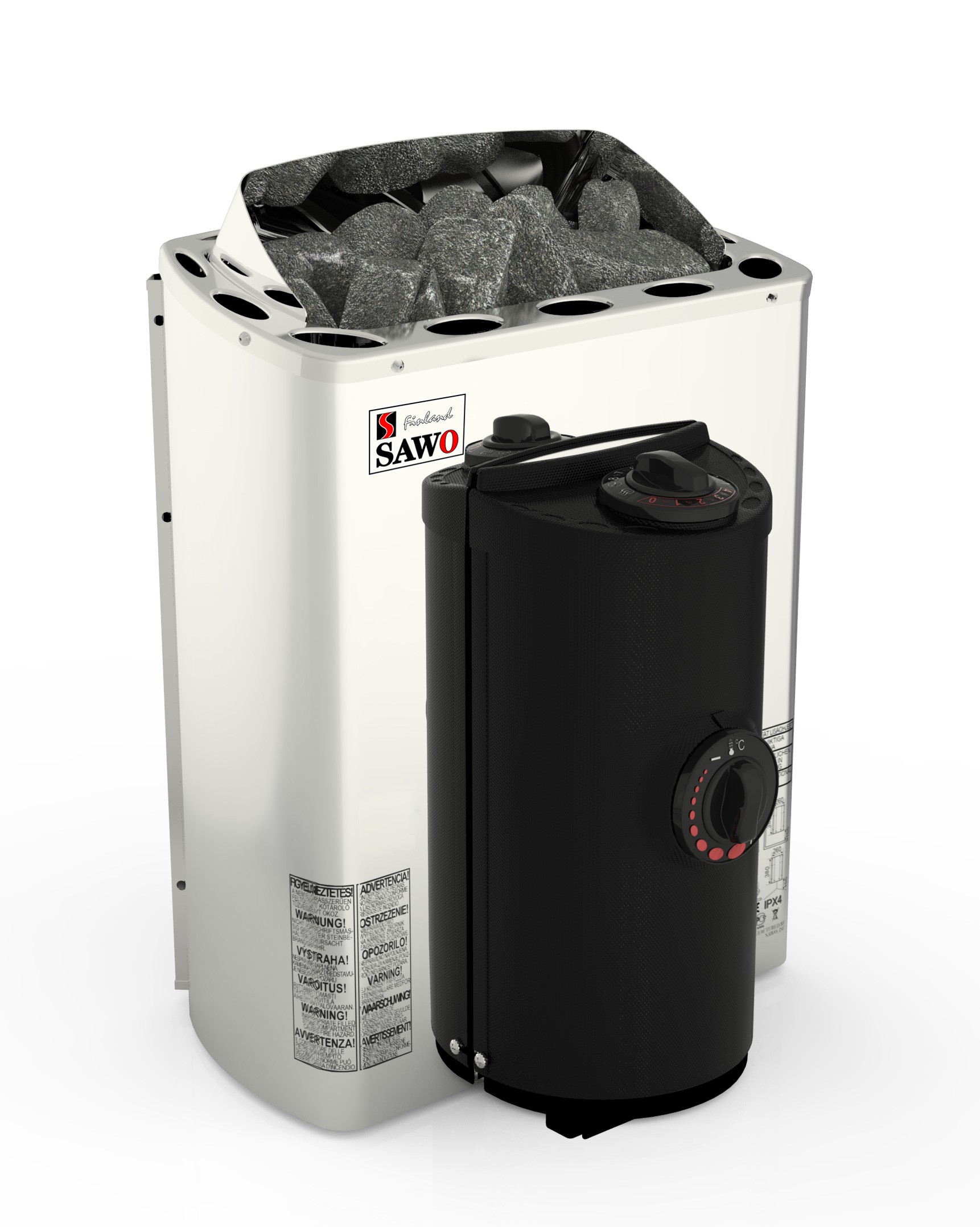 Электрокаменка для сауны, бани электрический нагреватель SAWO Mini X Heater MX-36NB