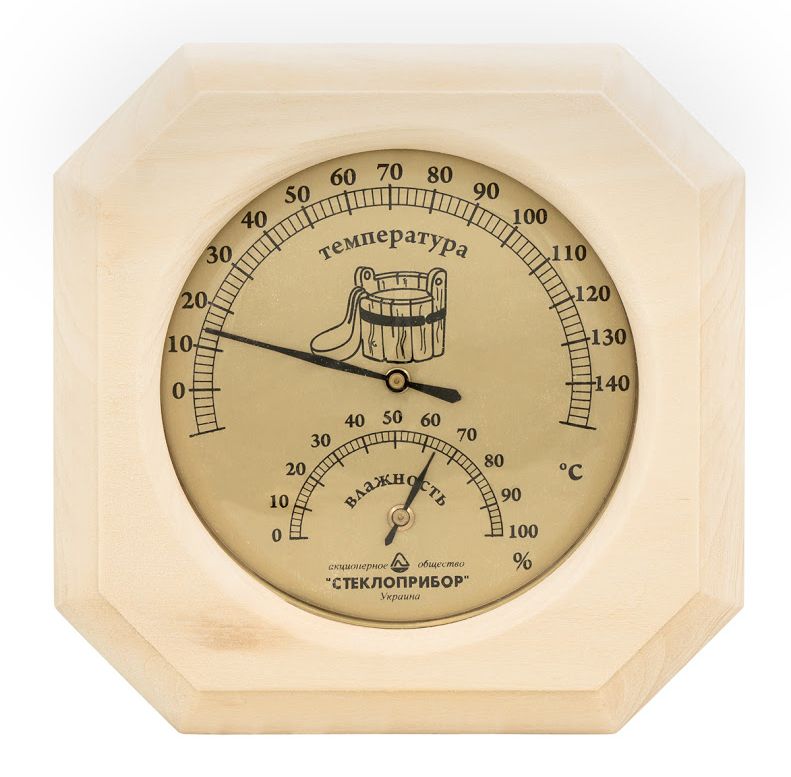 Термогигрометр для сауны Стеклоприбор ТГС-1