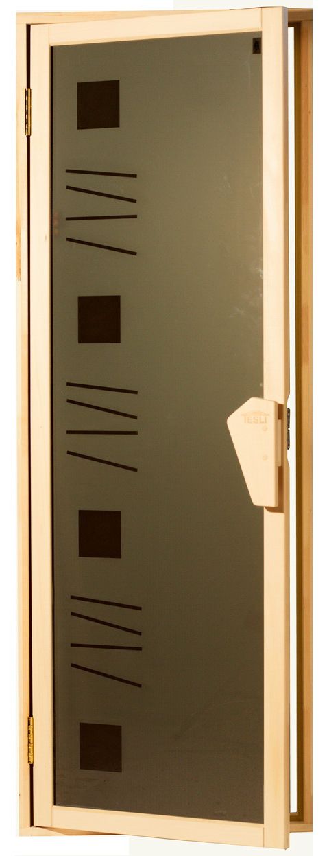 Двери для сауны Tesli Альфа арт 68×188