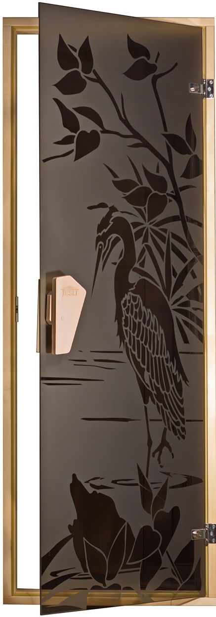 Двери для сауны Tesli 68×188 Цапля