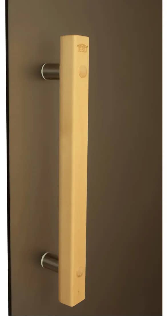 Двери для сауны Tesli Lux 800х1900 с ручкой из липы