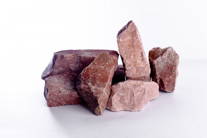 Карельский камень малиновий кварцит, 20 кг
