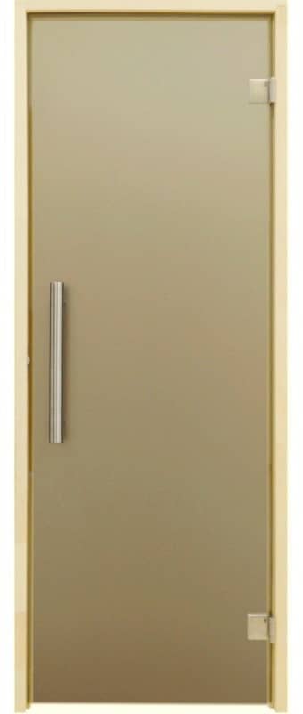 Стеклянные двери для сауны Tesli Steel 2,00х0,68