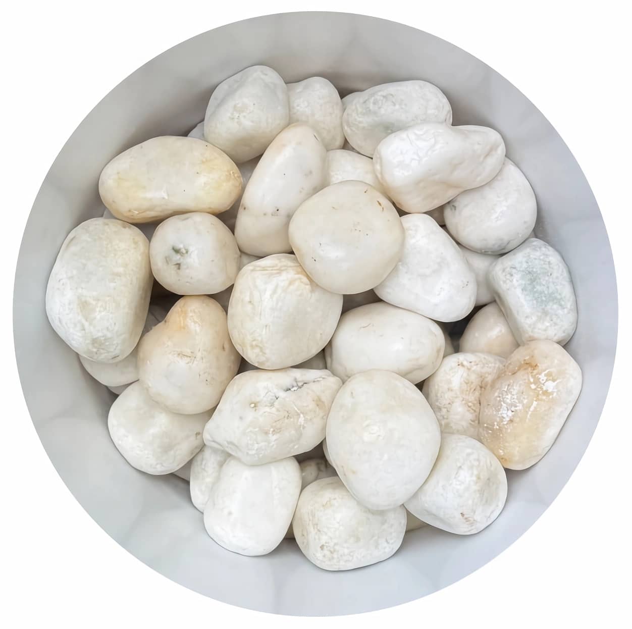 Белый кварц Sawo обвалованный (5–12 см) 25 кг формирует чистый мягкий пар Белый кварц Sawo обвалованный (5–12 см) 25 кг формирует чистый мягкий пар