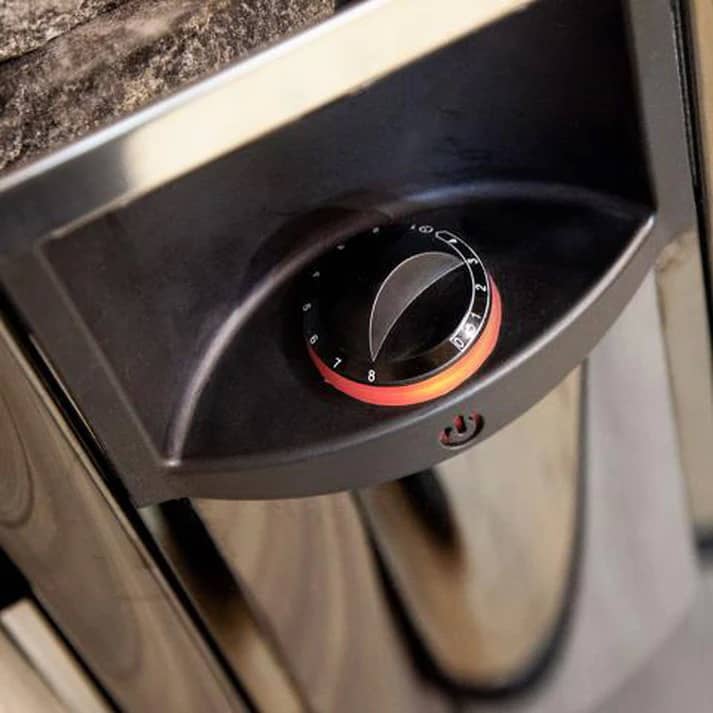 Каменка Harvia The Wall SW80 8,0 kW черная сталь для парилки