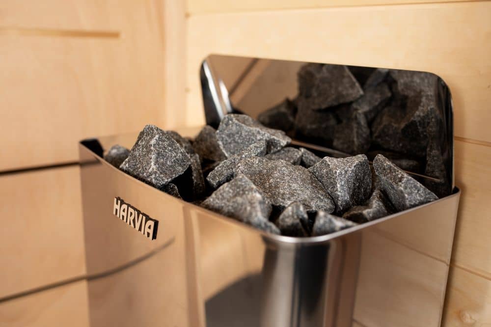Электрокаменка Harvia The Wall SW45E 4,5 kW стальная для домашней парилки