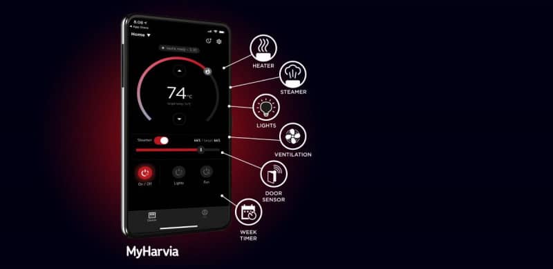 Пульт Xenio WiFi MyHarvia remote kit с управлением сауной через приложение