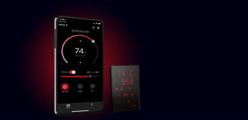 Настенный пульт управления сауной Xenio WiFi MyHarvia remote kit