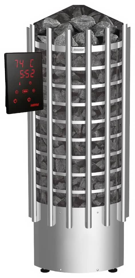 Электрокаменка Harvia Glow Corner TRC70XE 6,8 kW для парных от 6 до 10 м³