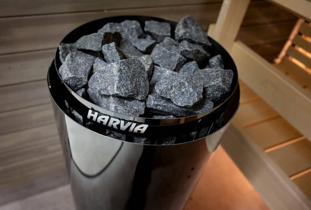 Электрическая каменка Harvia Cilindro PC70 6,8 kW в черном цвете