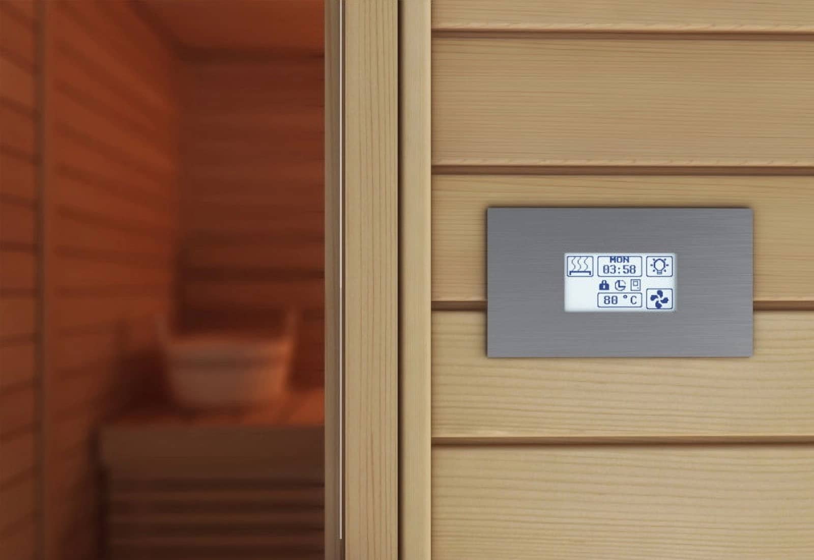 Пульт управления Sawo Innova Stainless Steel Touch INT-S-SST для электрокаменок