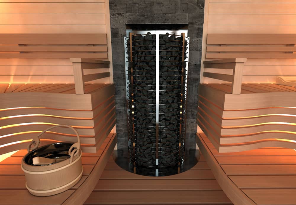 Напольная электрокаменка Sawo Tower Heater TH6-90NS-P-C