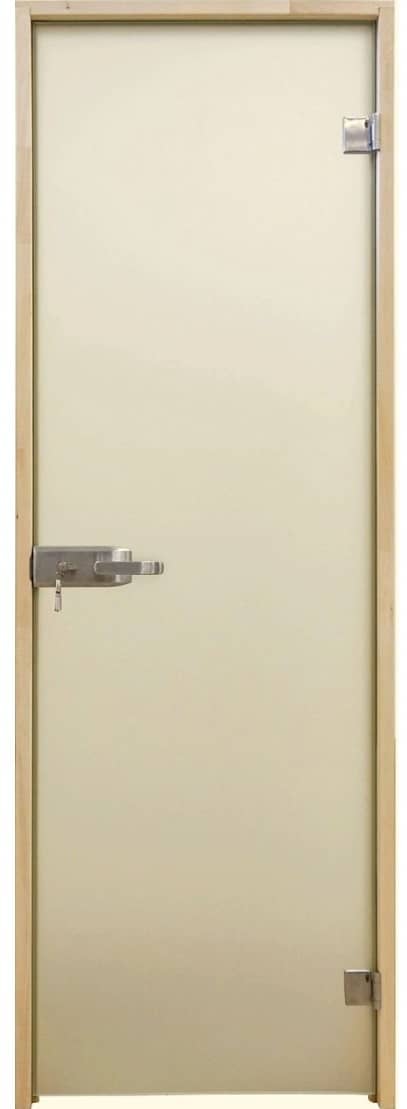 Стеклянные двери межкомнатные Tesli Aqua Briz 700х2000 в белом цвете