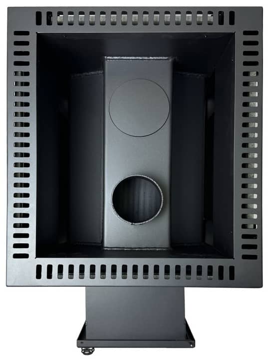 Каменка для сауны ПАЛ KLE-12 S, тыльный вид