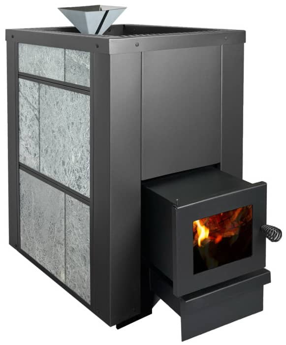 Дровяная каменка для сауны ПАЛ KLE-20 PIT из талькохлорита Дровяная каменка для сауны ПАЛ KLE-20 PIT из талькохлорита