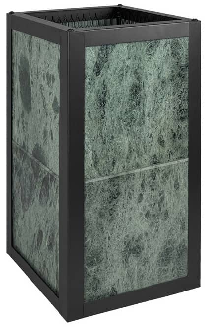 Сетка-корзина PAL SKL-S в облицовке из серпентинита для размещения камней