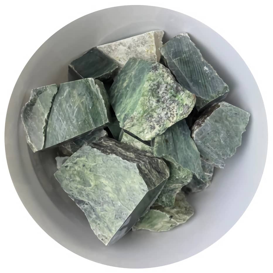 Камень Нефрит колотый (10-16 см) 25 кг с лечебным эффектом Камень Нефрит колотый (10-16 см) 25 кг с лечебным эффектом